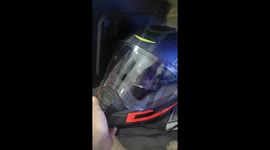 Haven't used my helmet for a while, checking it out