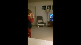 Kid dancing to The Mask