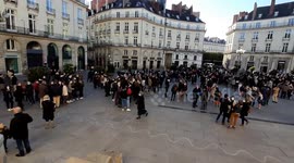 'Give back our mass': hundreds of Catholics protest in French city of Nantes