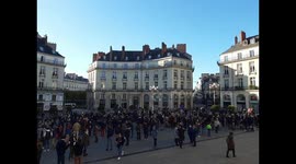 Catholics gather in Nantes in favor of churches' reopenning