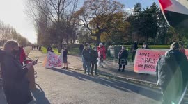 Jeremy Corbyn Protest in Finsbury Park