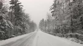 Heavy snow hits Ontario