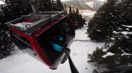 Ski lift evacuated on Italian mountain