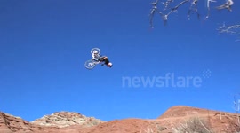 2 Epic Tricks on a Downhill Mountain Bikes