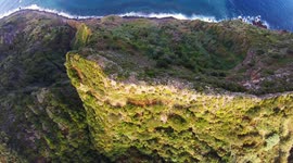 Short footage flight over ridge on Madeira