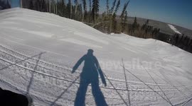 Snowboarding for the first time!