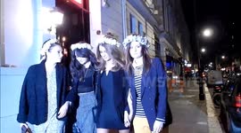 Millie Mackintosh and Made In Chelsea stars arrive at party
