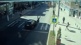 CCTV - LIVE - Accident in Romania.