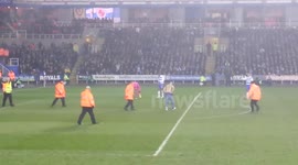 Streaker during Reading vs Bradford match