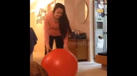 Yoga ball fail