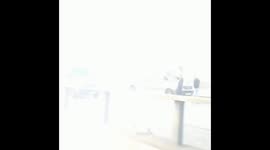 Car in flames after driver miraculously rescued