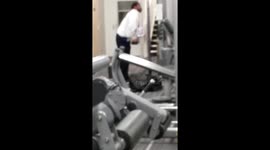 Security guard  giving it large