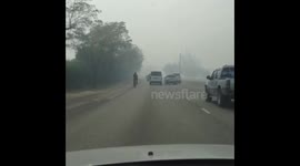 Smoke from huge Jamaica 'arson'