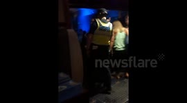 Melbourne policeman dancing on St Patrick's day