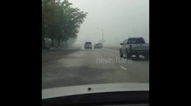 Smoke from huge Jamaica 'arson'