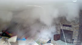 Nanny-cam captures moment boiler explodes in playroom