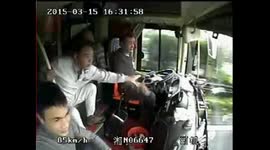 Distracted coach driver crashes into car on highway