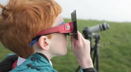 Solar eclipse over Cornwall