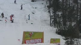 Aerial Ski Breakdance