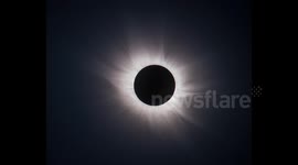 Timelapse of total solar eclipse from Svalbard