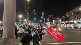 US: Hundreds Protest Against Statewide Curfew In Huntington Beach, CA