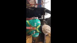 Dismantling excavator with hydraulic equipment part 1