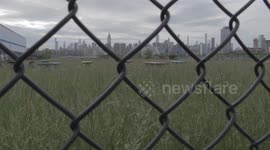 Surreal Waterfront in Brooklyn during Covid