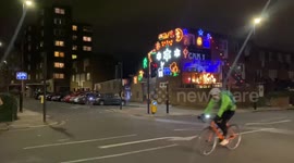 Islington home lights up house early for Christmas