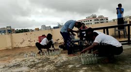Indian man sets new Guinness World Record for removing bottle caps using his head
