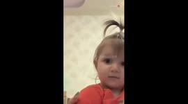 Little Girls Antics Recorded On Camera