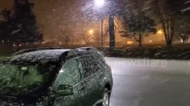 US: Winter Weather System Brings Heavy Snow To Iowa 2
