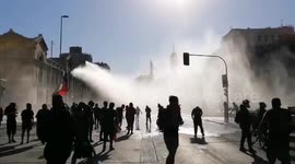 Chileans protest against President Pinera blocking pension withdrawal scheme