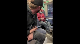 London commuter embarrassed after earphone fail causes singalong on train