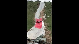 Homemade Slip 'N Slide leads to Guinness World Record attempt, dangerously fun times