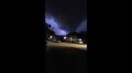 Watch this tornado-like funnel cloud take over the skies near Dallas