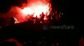 Police forcefully remove migrants from Place Republique in Paris in shocking scene, France