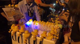 Rubber ducks become symbol of Thai pro-democracy rallies