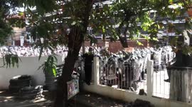 Thai police train against fake protesters in Bangkok, Thailand