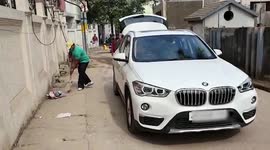 Furious with service luxury SUV owner converts car into garbage truck in eastern India