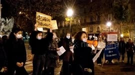 Parisians protest against sexual assault towards women
