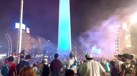 Thousands of Argentinians gather in Buenos Aires after Diego Maradona's death