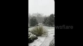 It's beginning to look a lot like Christmas with heavy snow during Thanksgiving week in Michigan