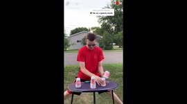 Guy With Autism Stacking Cups Incredibly Under Six Seconds