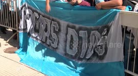 Long lines of mourners bid final farewell to Maradona