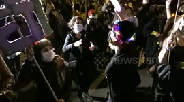 International Day for the Elimination of Violence against Women action in Istanbul, Turkey