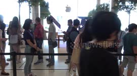 Long queues at Apple store for iPhone 12 release in Thailand