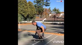 Fabulous Skateboarding Tricks By A guy In His Late 50s