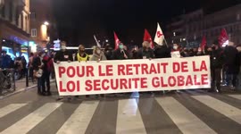 France: Protesters Against Global Security Bill Gather In Toulouse 2