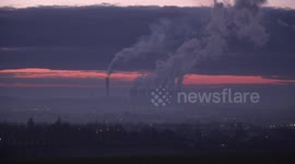 Cold weather brings fog across Derbyshire