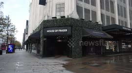 London Department Stores Shut On Black Friday
